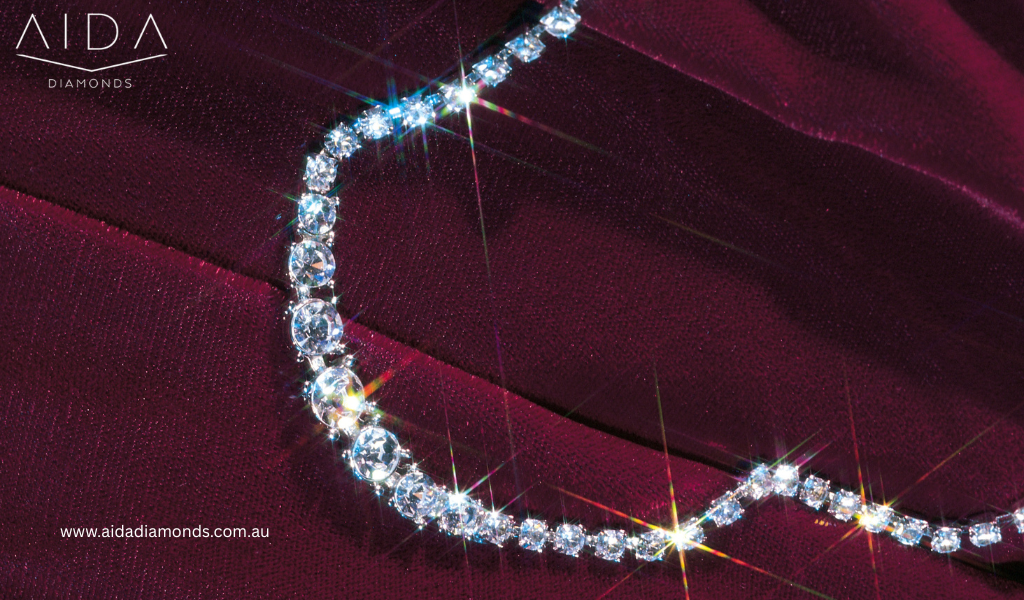  Lab Created Diamond Tennis Necklace