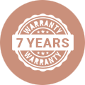 7 years warranty