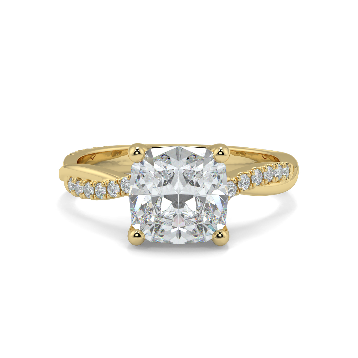 Shebby Cushion Lab-Grown Diamonds