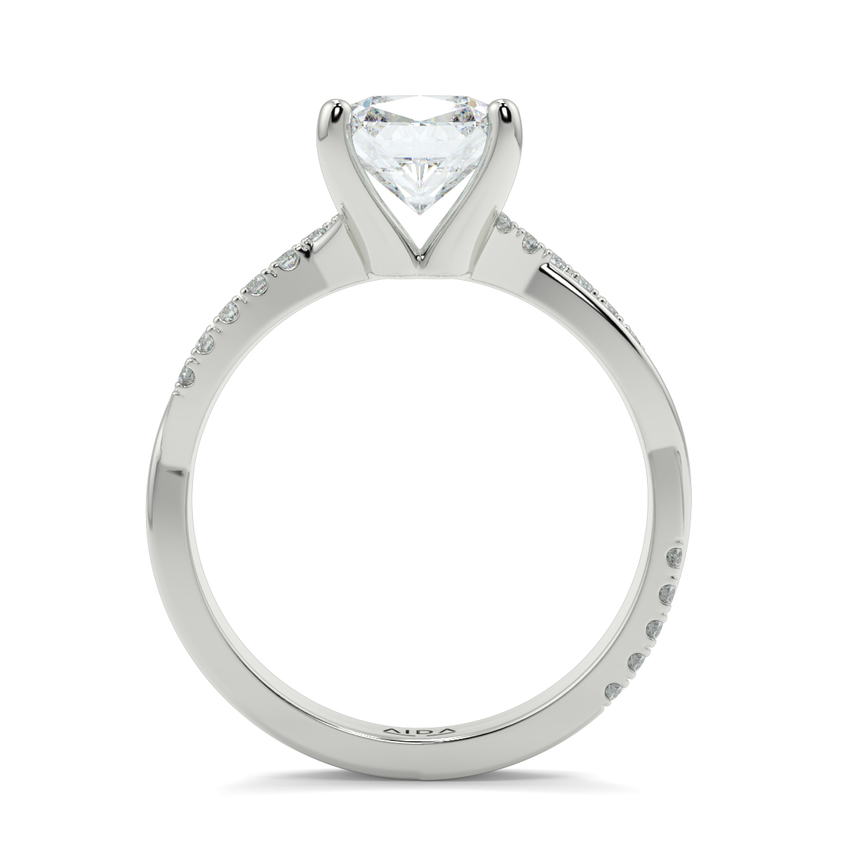Shebby Cushion Moissanite