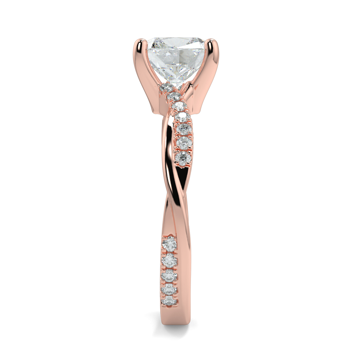 Shebby Cushion Lab-Grown Diamonds