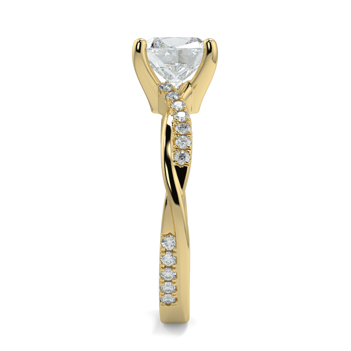 Shebby Cushion Lab-Grown Diamonds