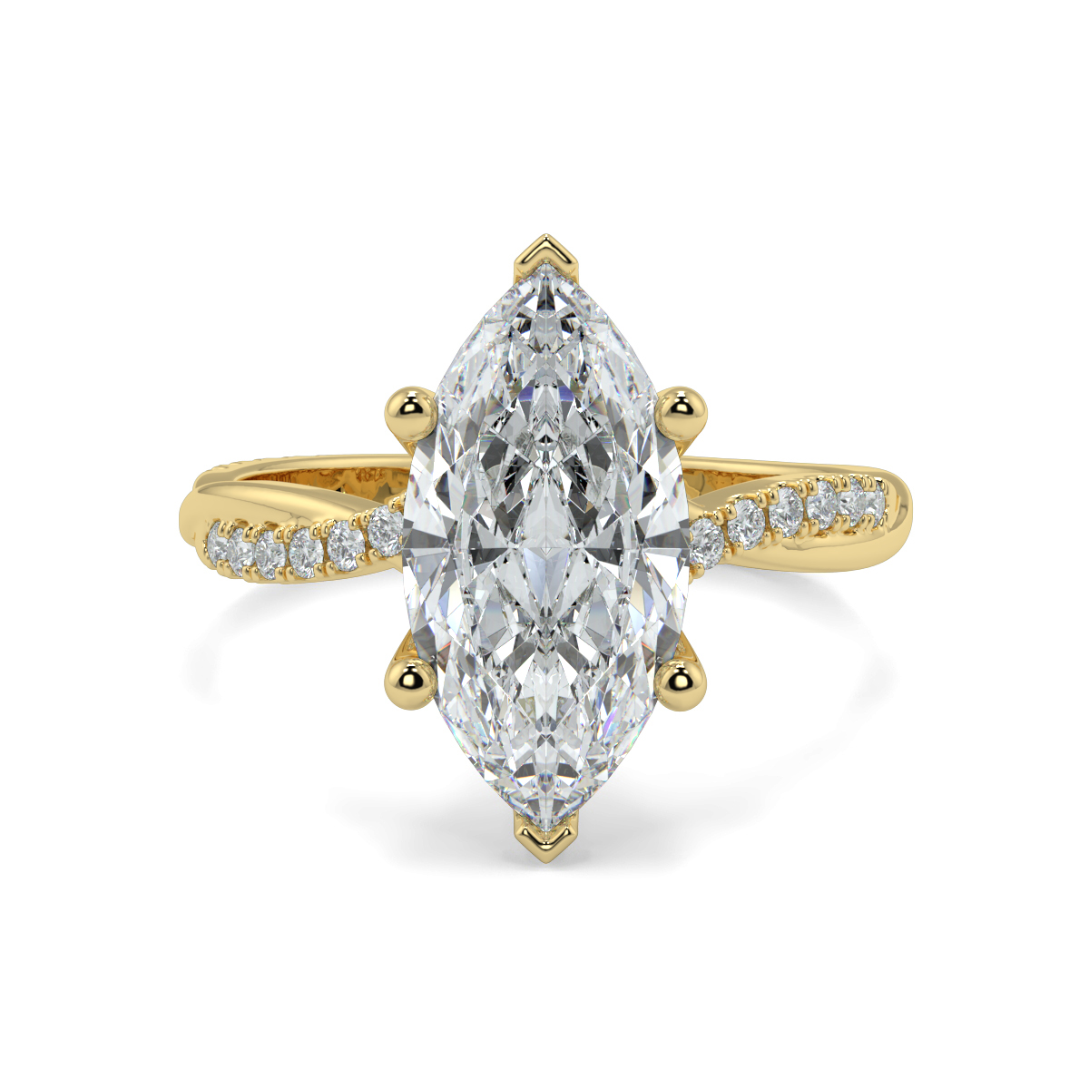 Shebby Marquise Moissanite