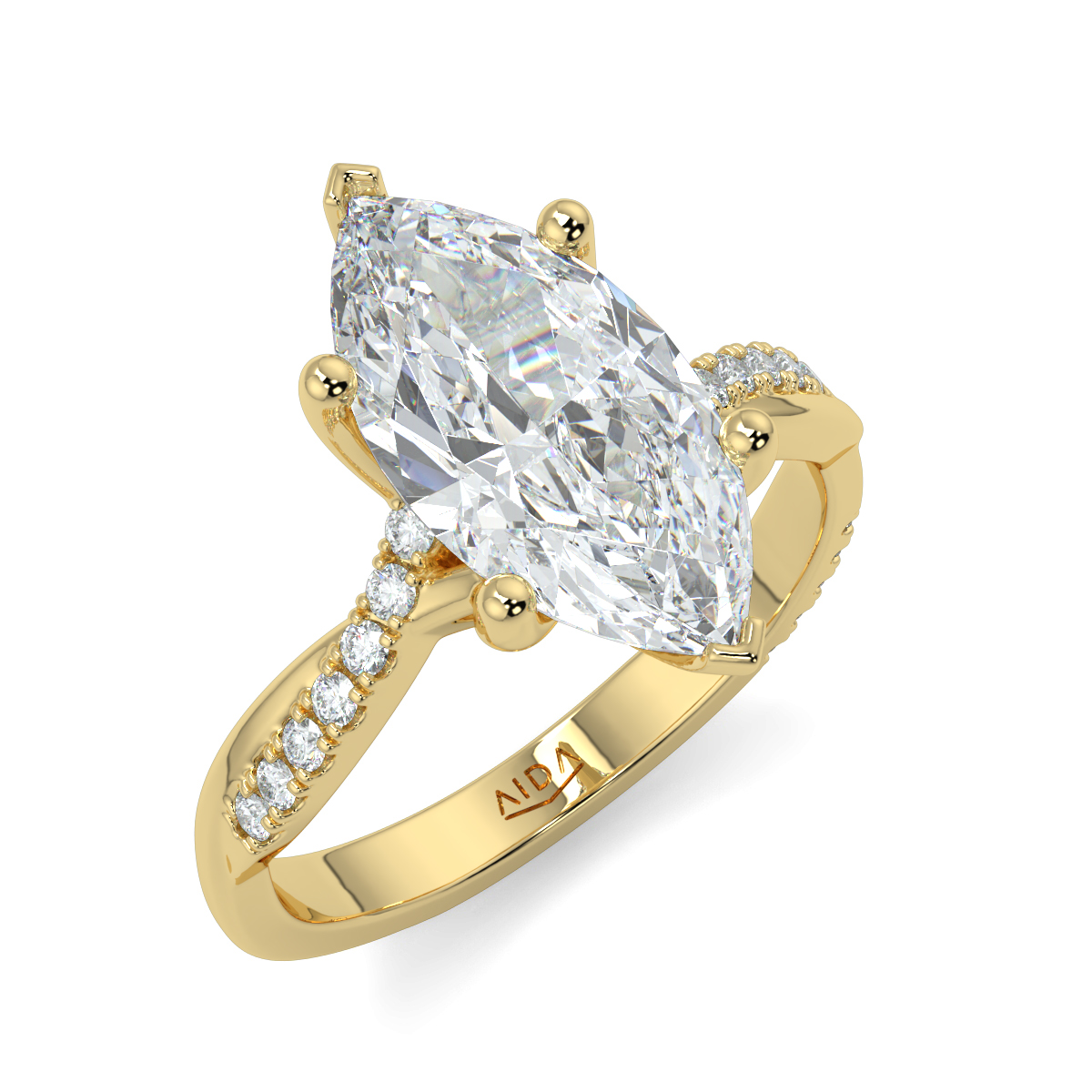 Shebby Marquise Moissanite