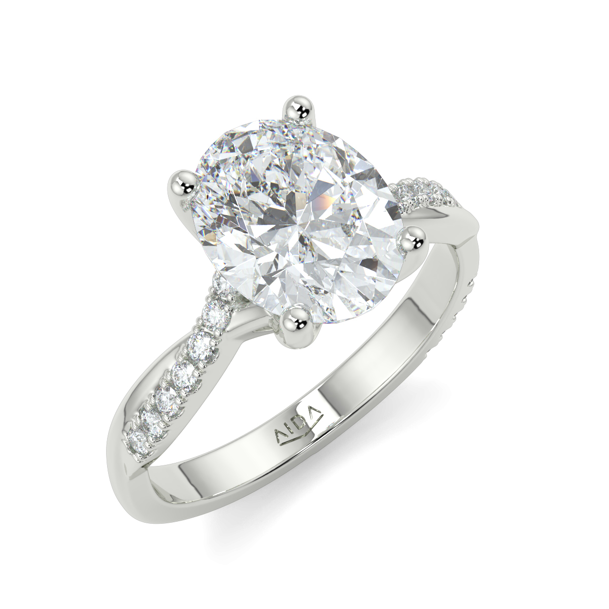 Shebby Oval Lab-Grown Diamonds