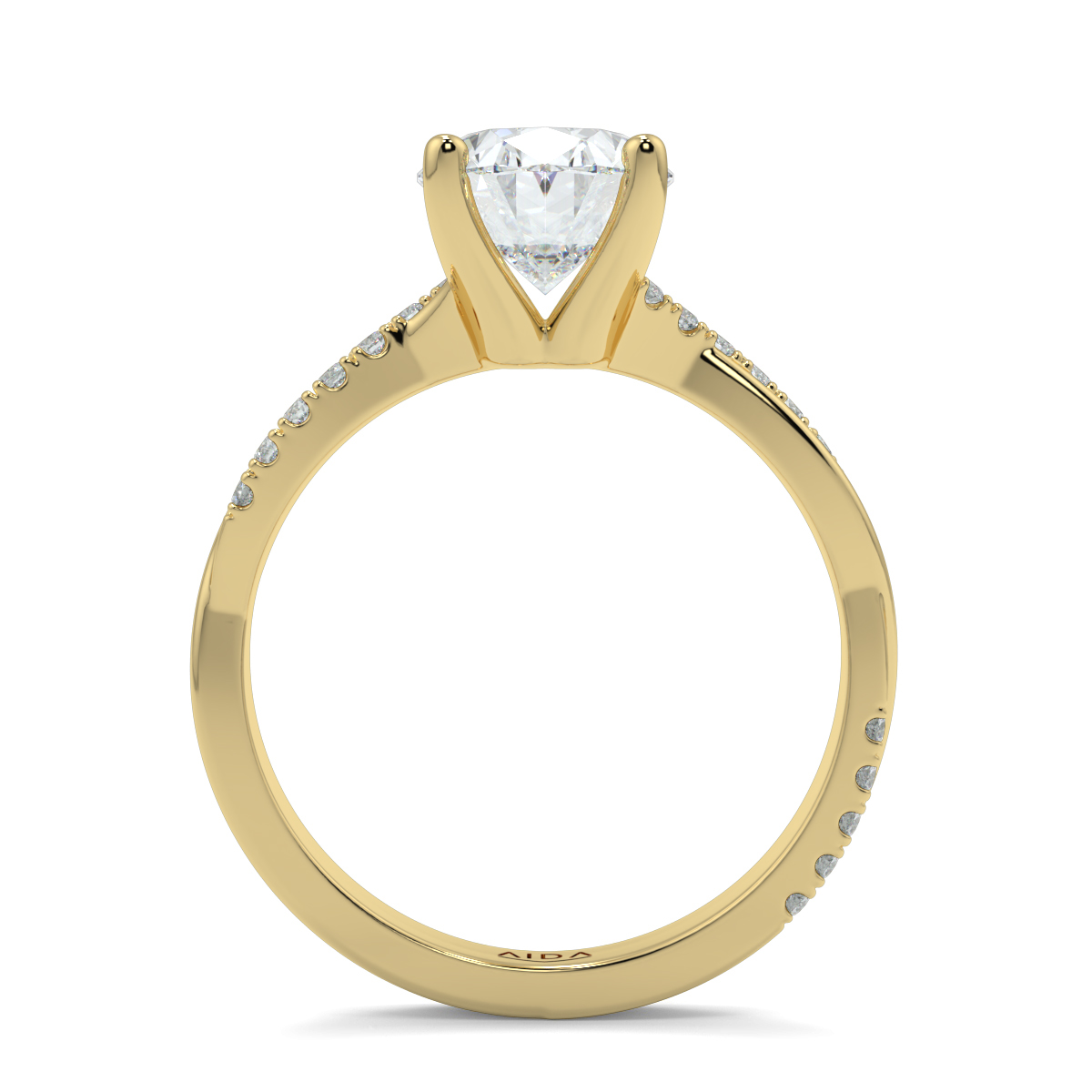 Shebby Oval Moissanite