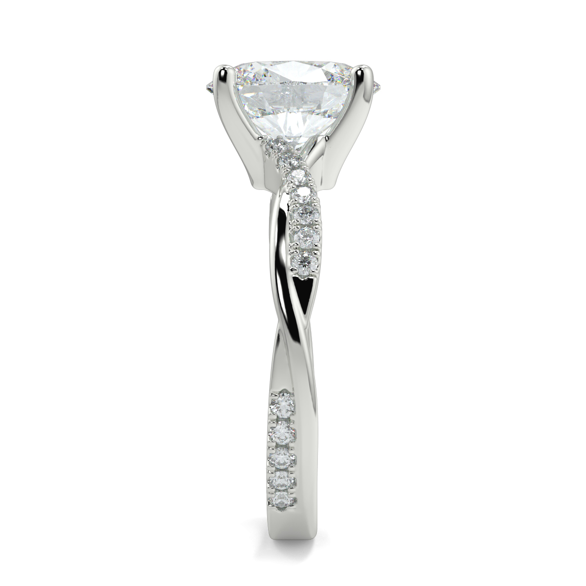 Shebby Oval Lab-Grown Diamonds
