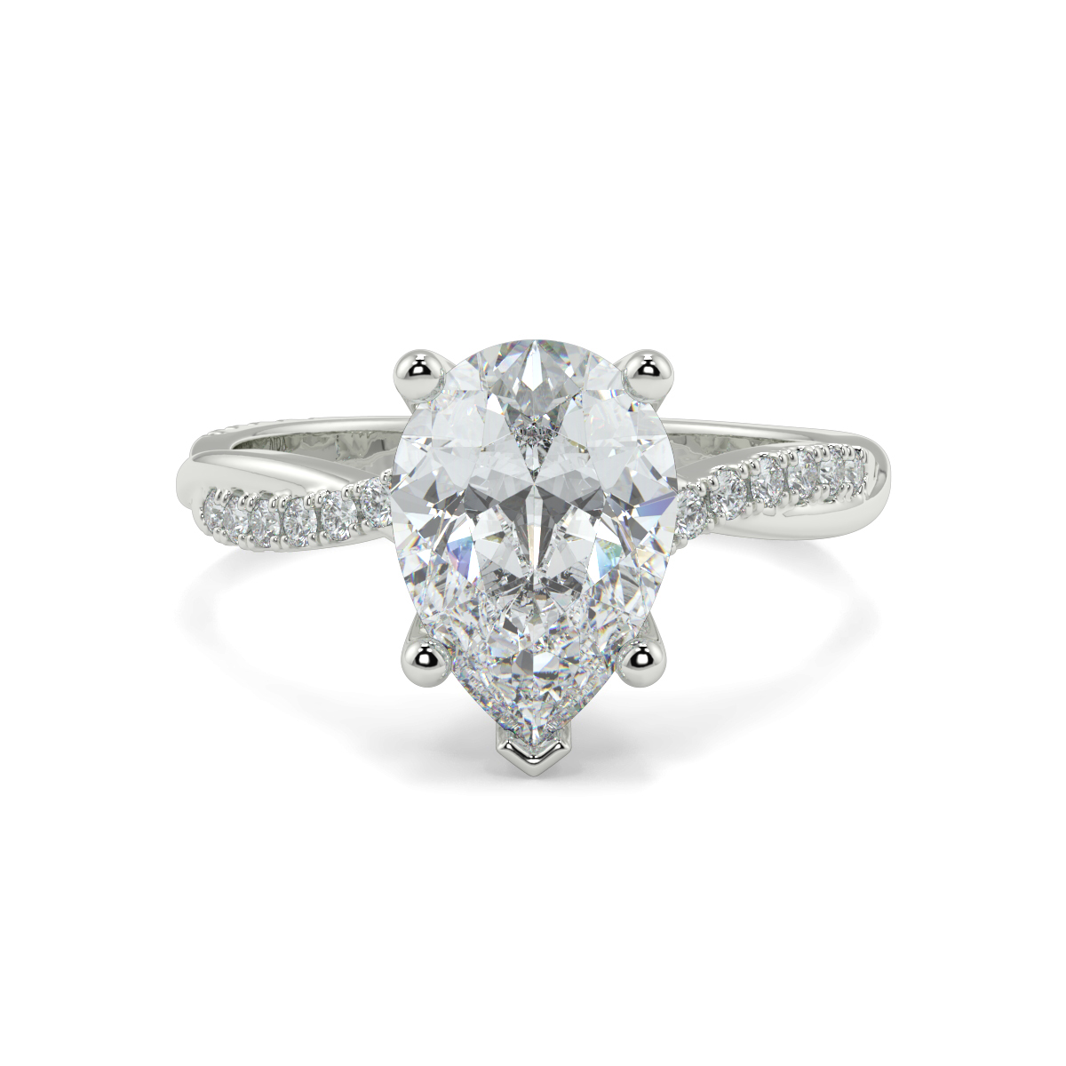 Shebby Pear Shape Lab-Grown Diamonds