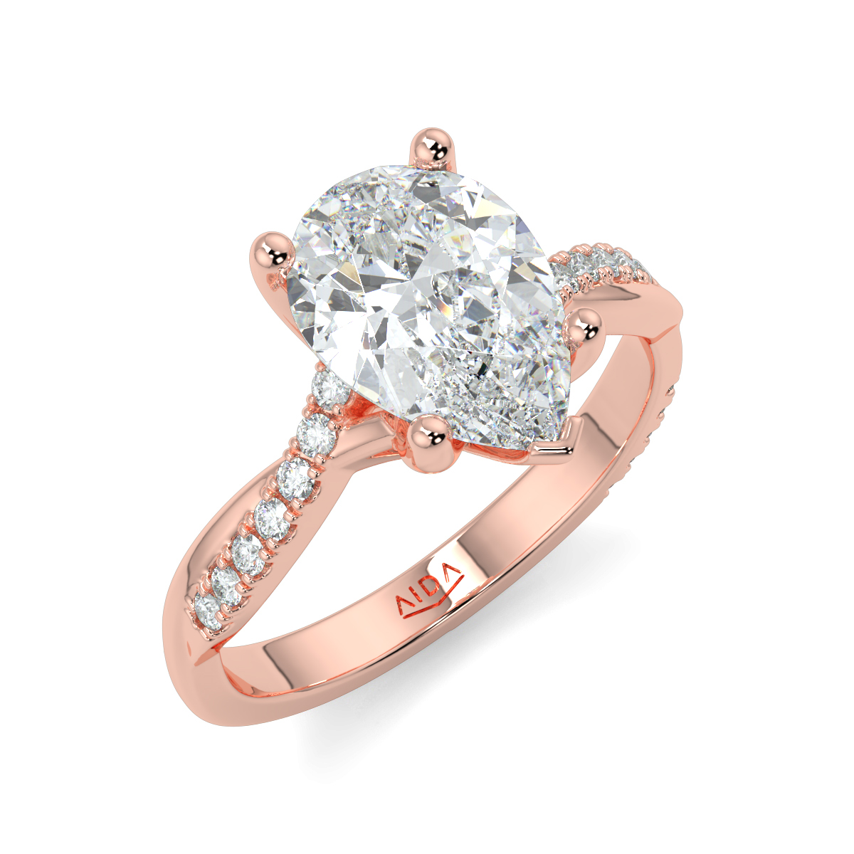 Shebby Pear Shape Lab-Grown Diamonds