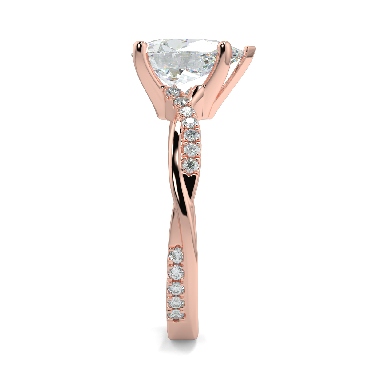 Shebby Pear Shape Lab-Grown Diamonds