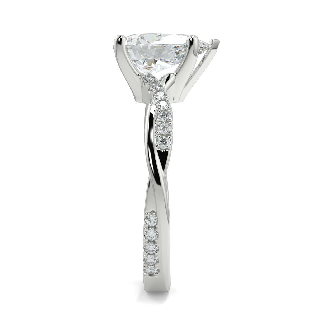 Shebby Pear Shape Lab-Grown Diamonds