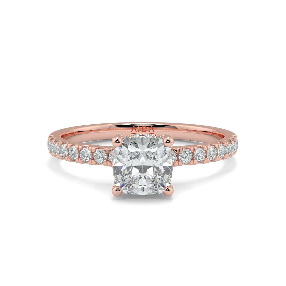 Ash Cushion Lab-Grown Diamonds