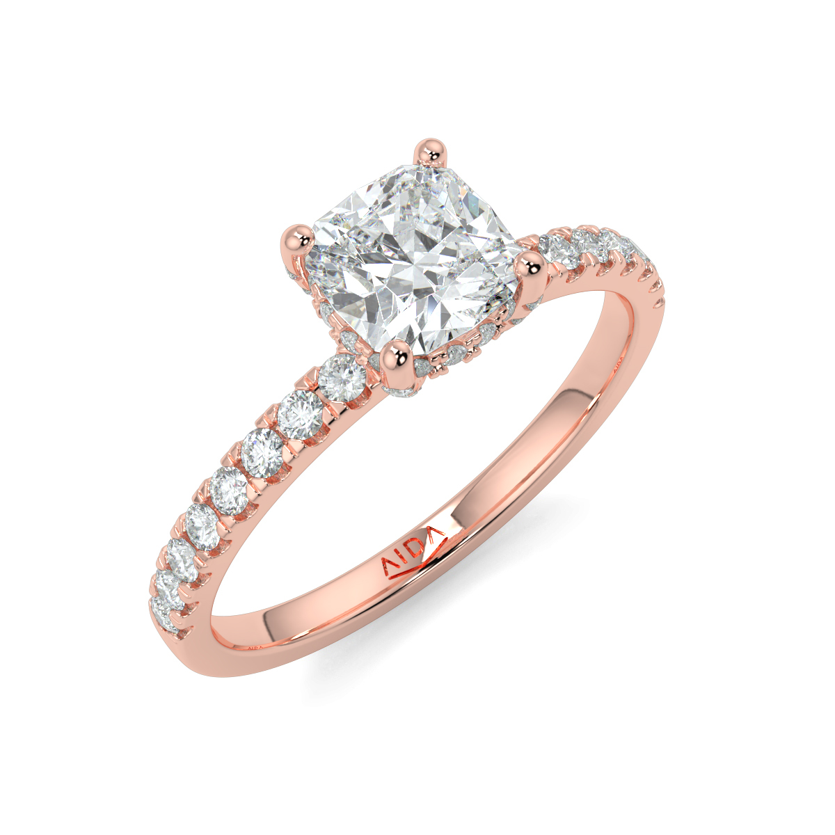 Ash Cushion Lab-Grown Diamonds