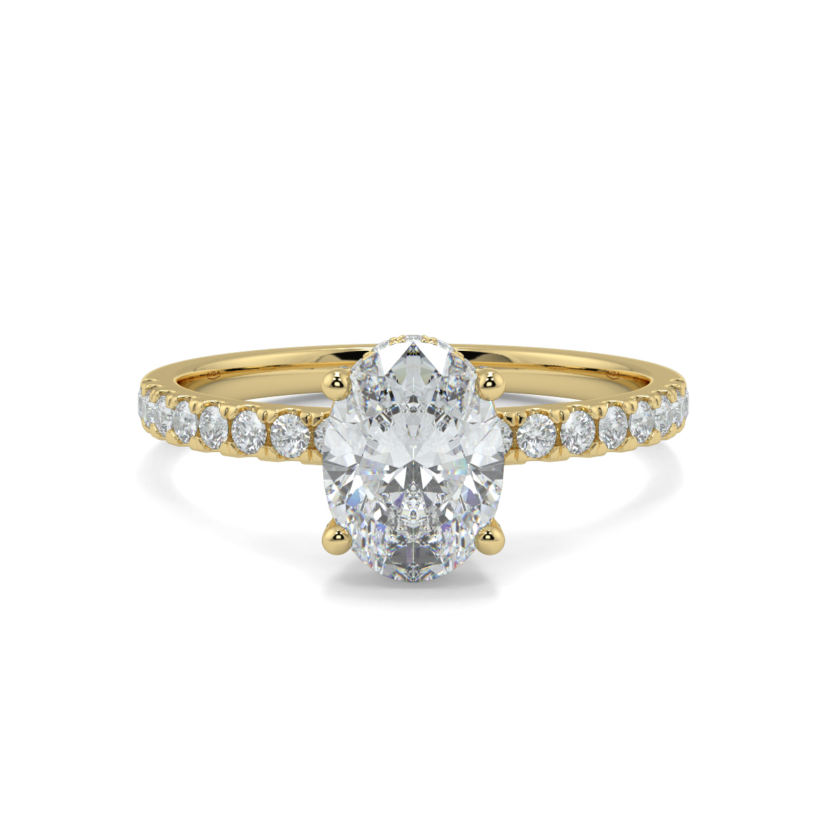Ash Oval Moissanite