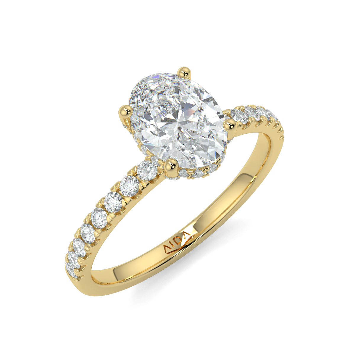 Ash Oval Moissanite