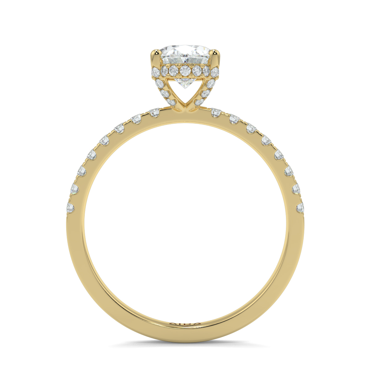 Ash Oval Moissanite