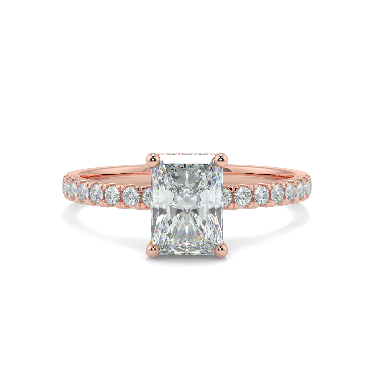 Ash Radiant Moissanite