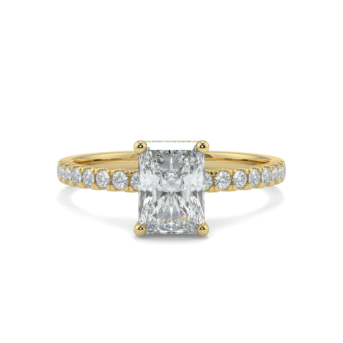 Ash Radiant Moissanite