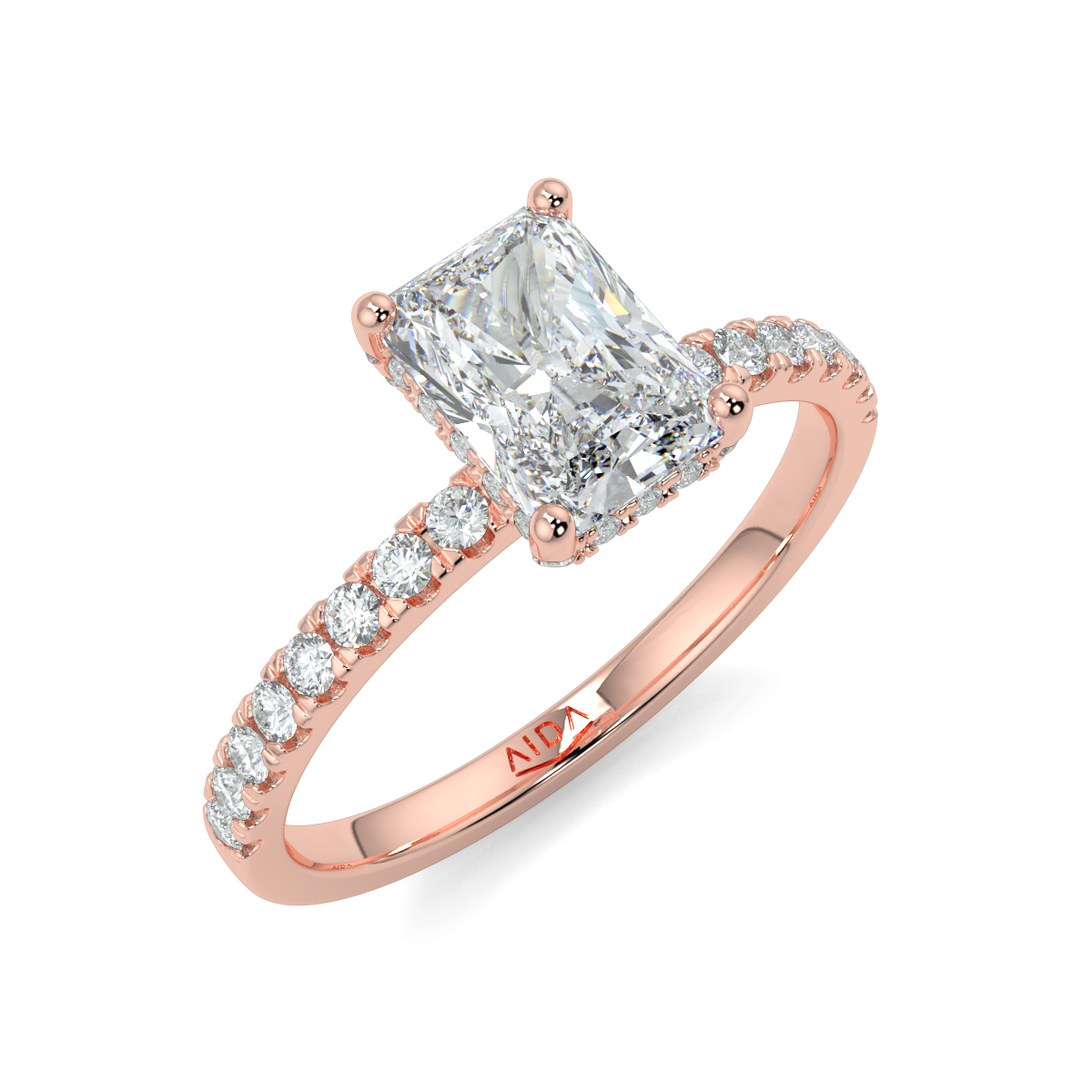 Ash Radiant Moissanite