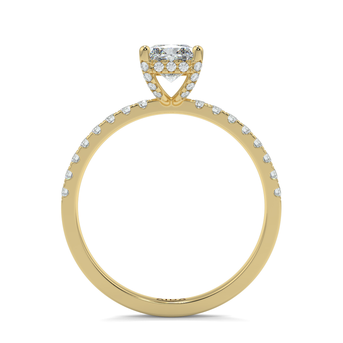 Ash Radiant Moissanite