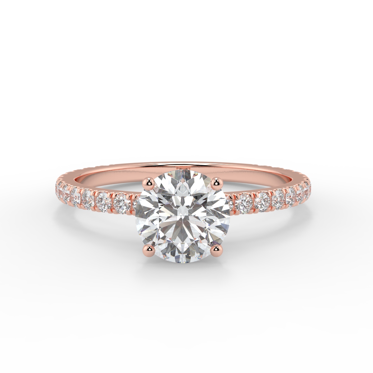 Alya Round Lab-Grown Diamonds