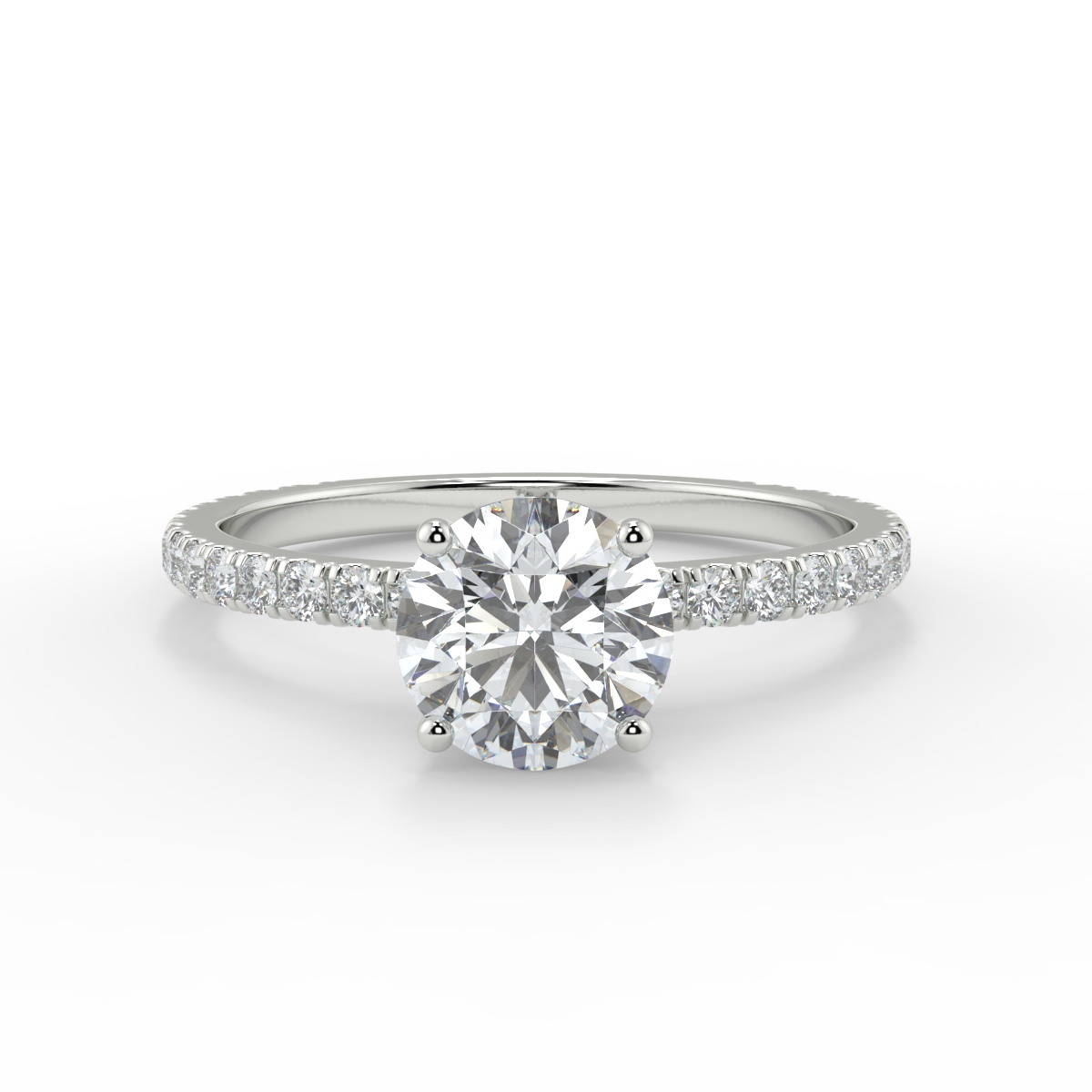 Alya Round Lab-Grown Diamonds