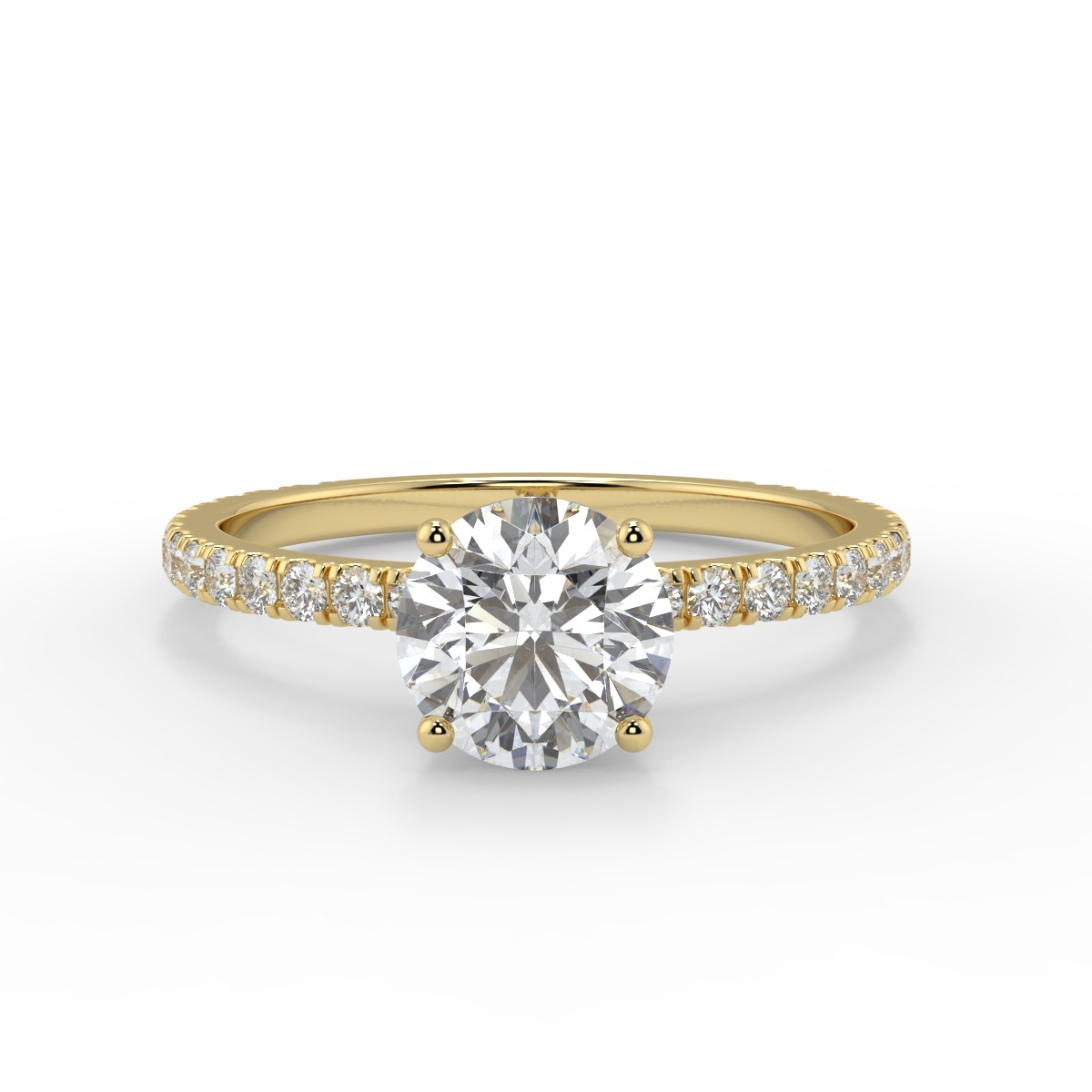 Alya Round Lab-Grown Diamonds
