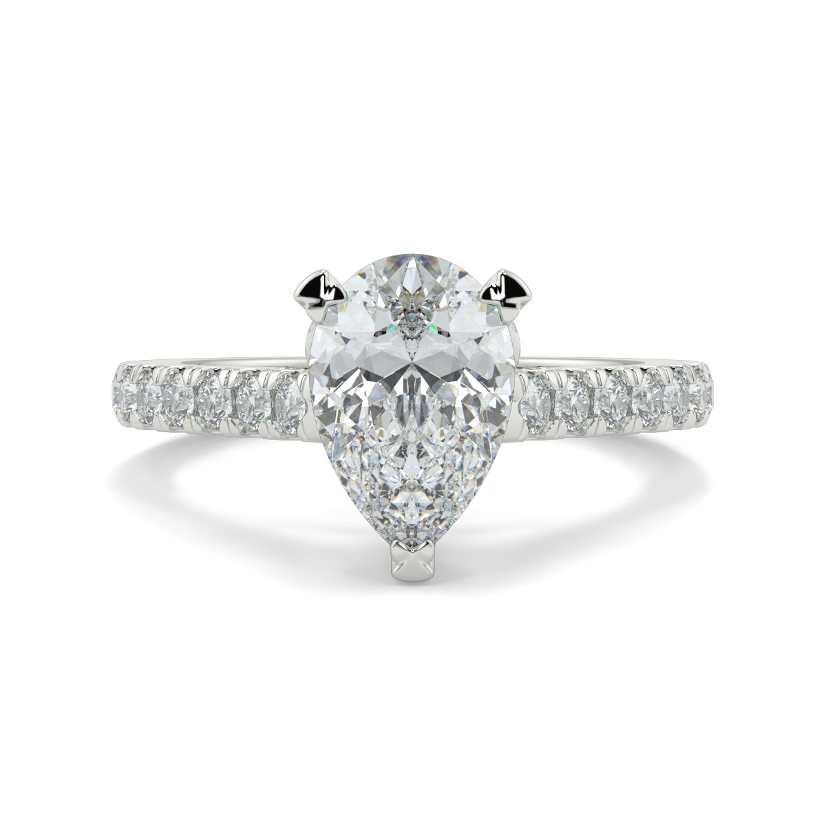 Arrakis Pear Moissanite