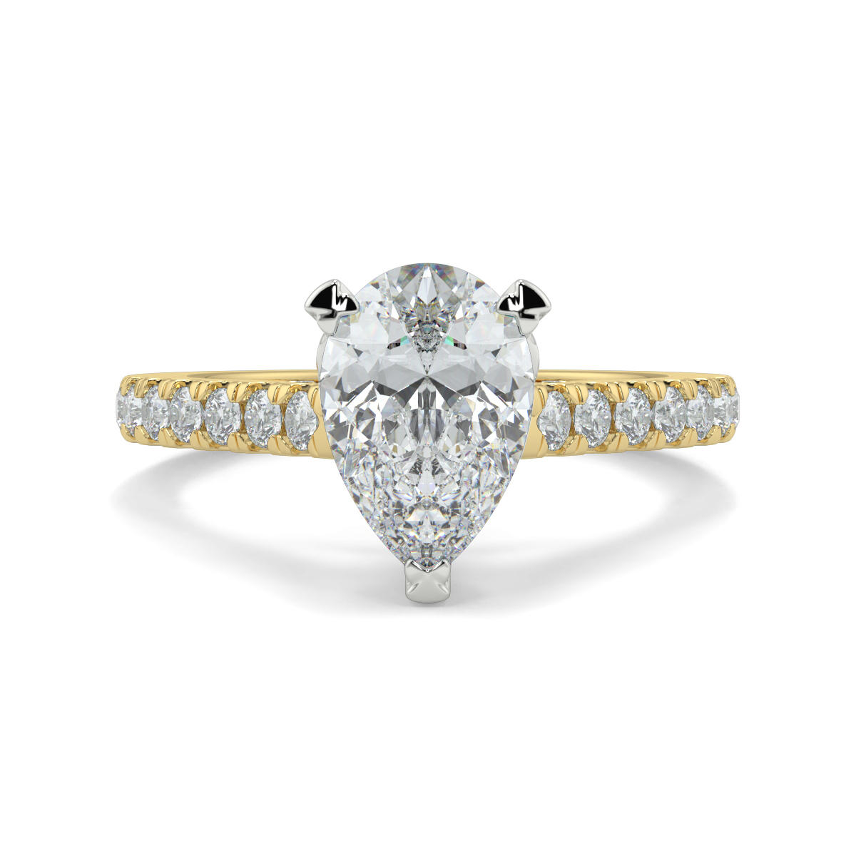 Arrakis Pear Moissanite