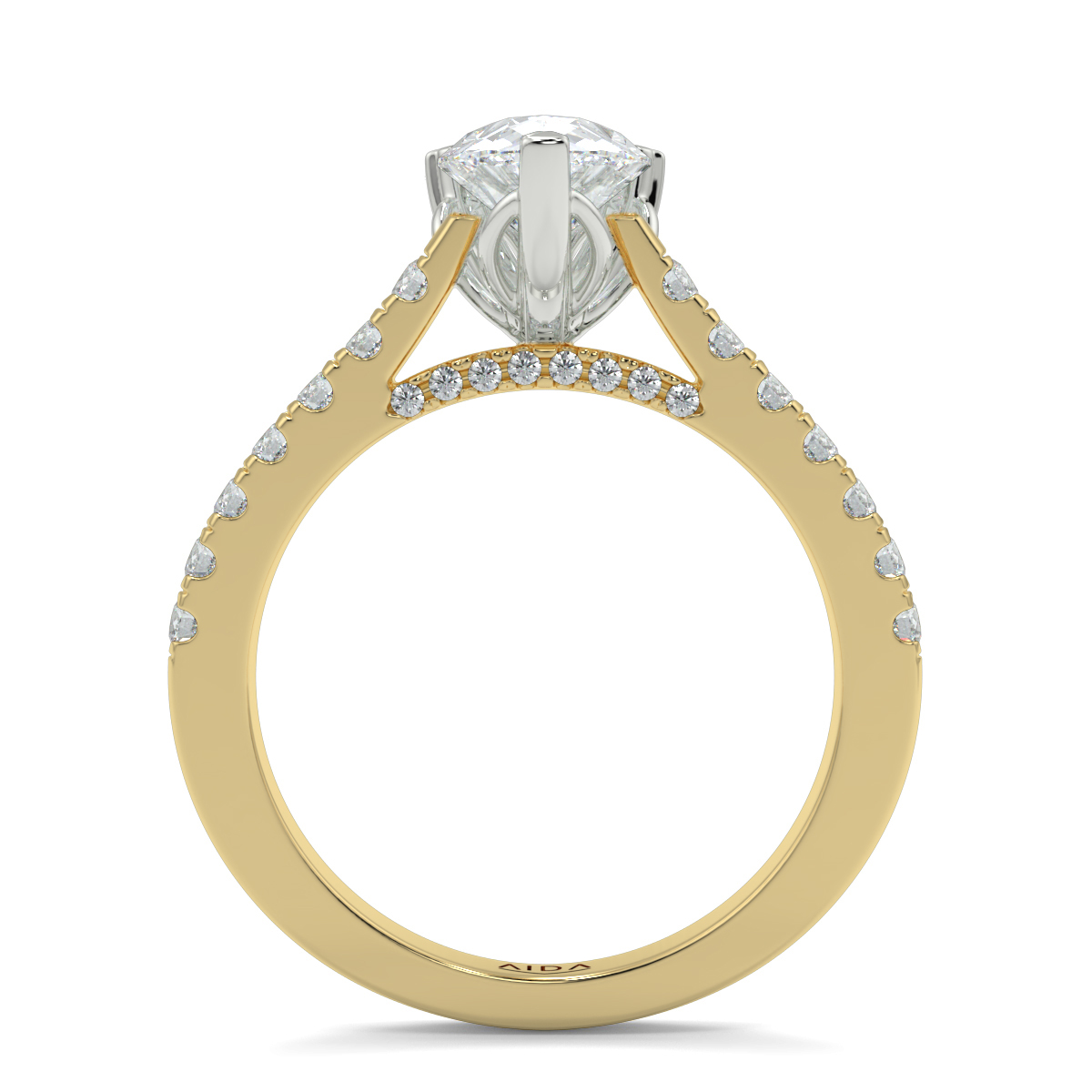Arrakis Pear Moissanite