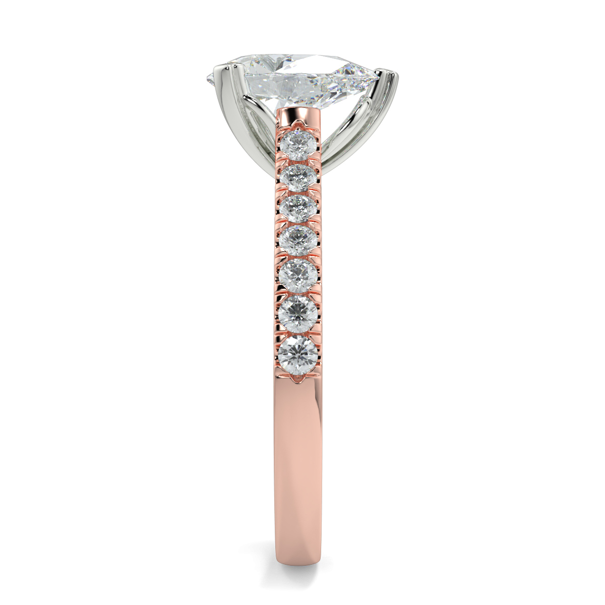 Arrakis Pear Moissanite