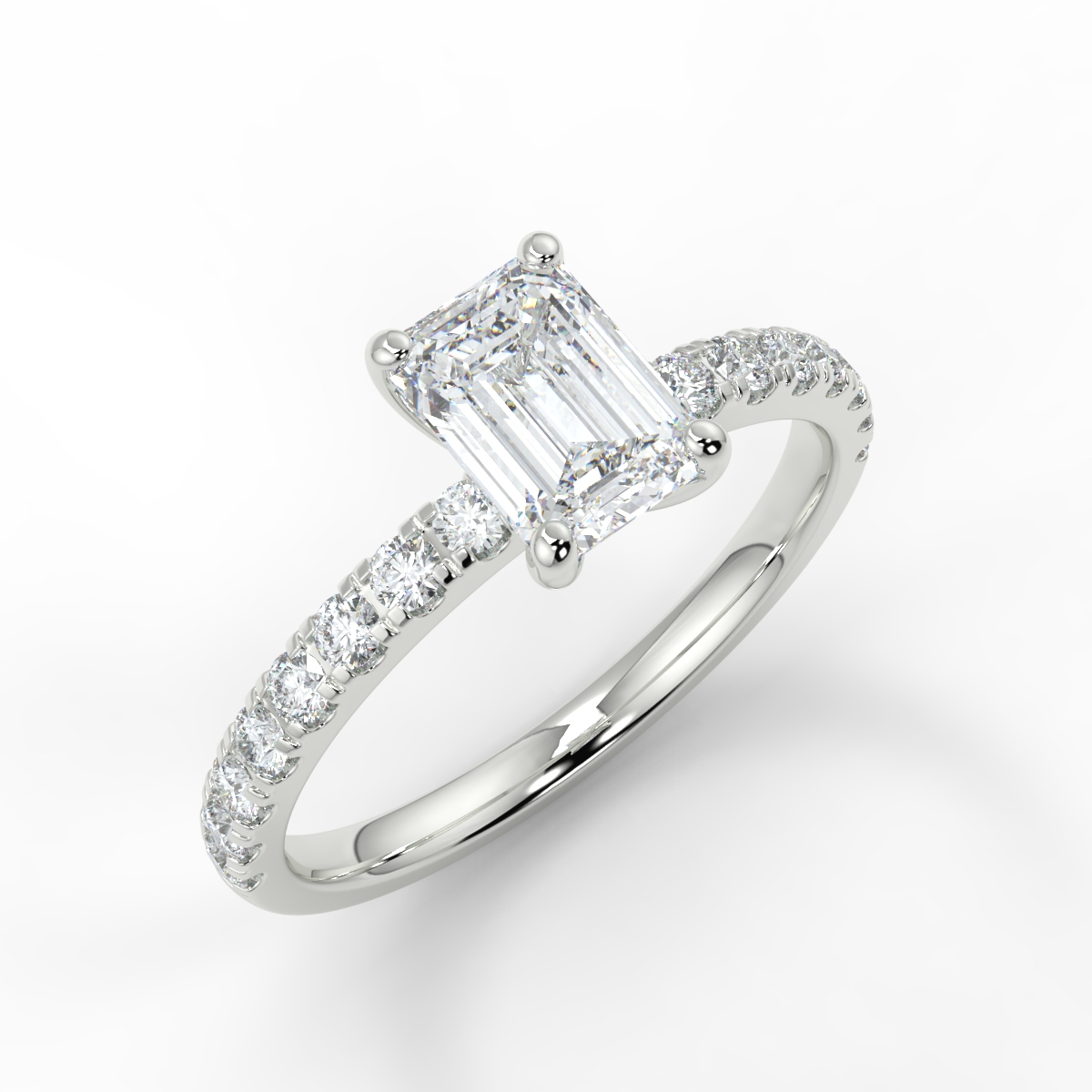 Artemis Emerald Moissanite