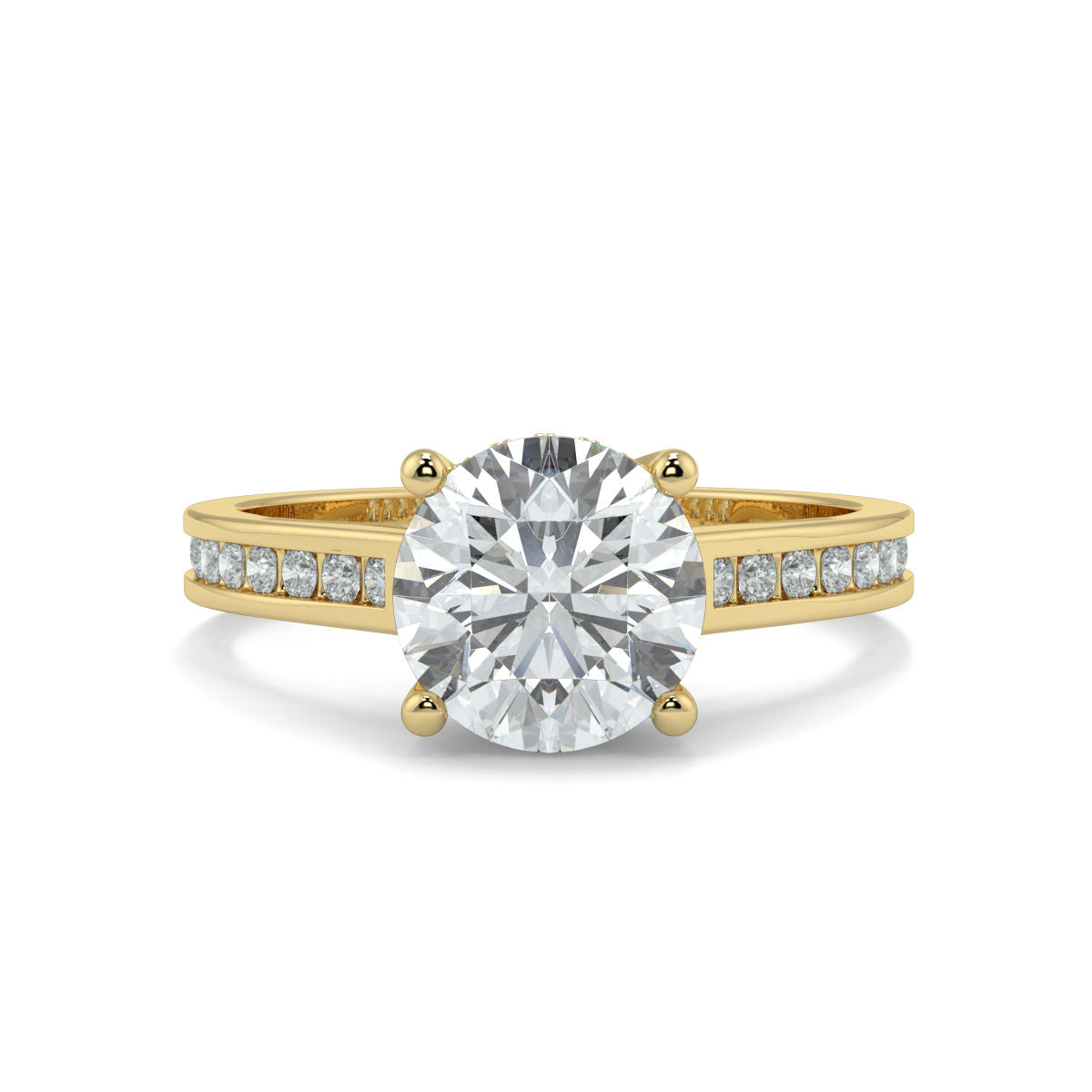 Asteria Round Moissanite