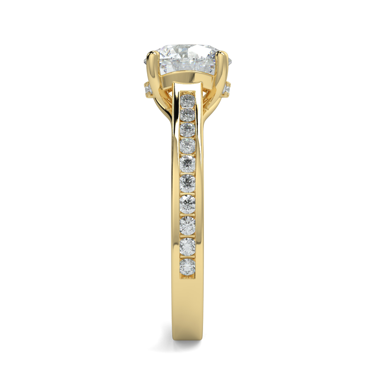 Asteria Round Moissanite