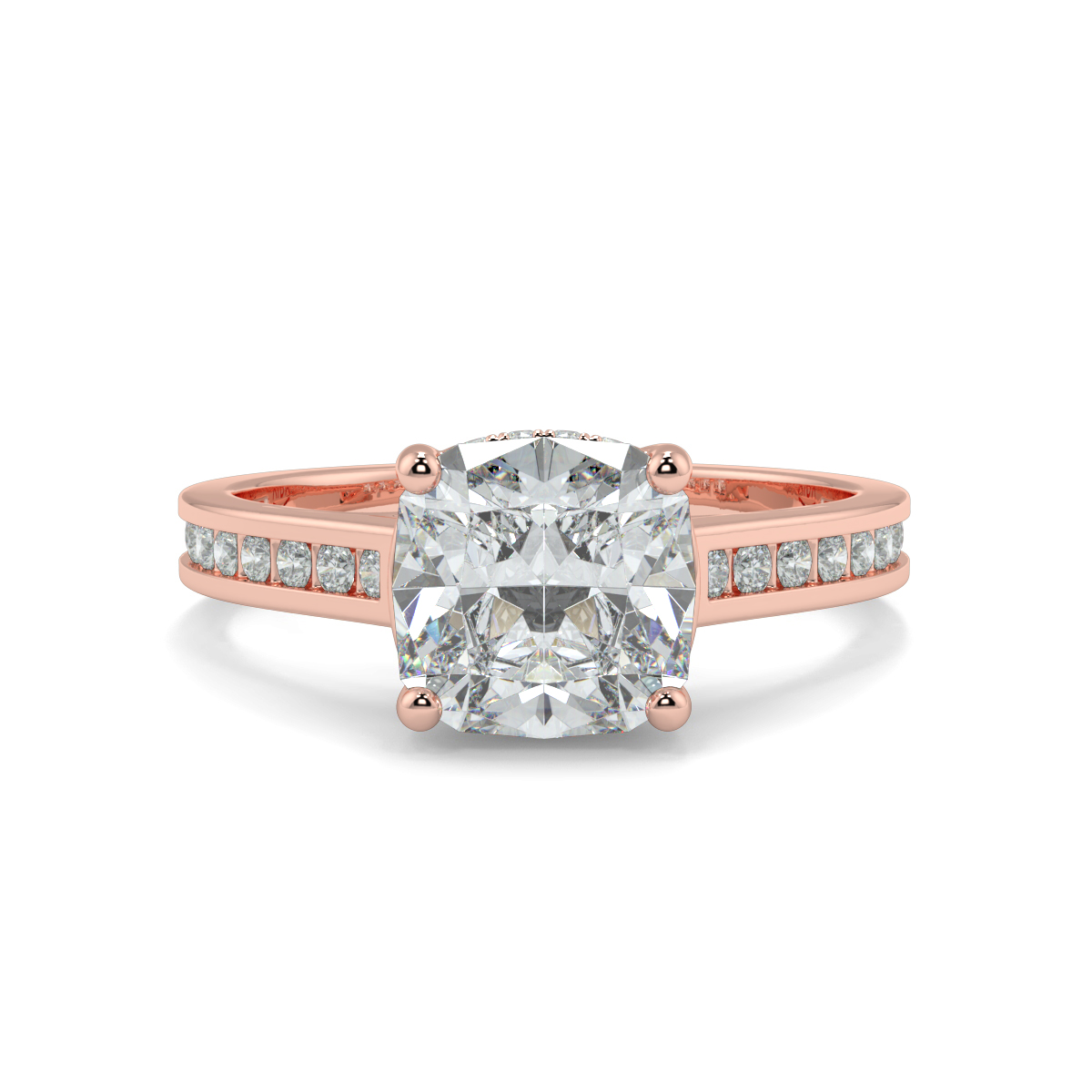 Asteria Cushion Moissanite