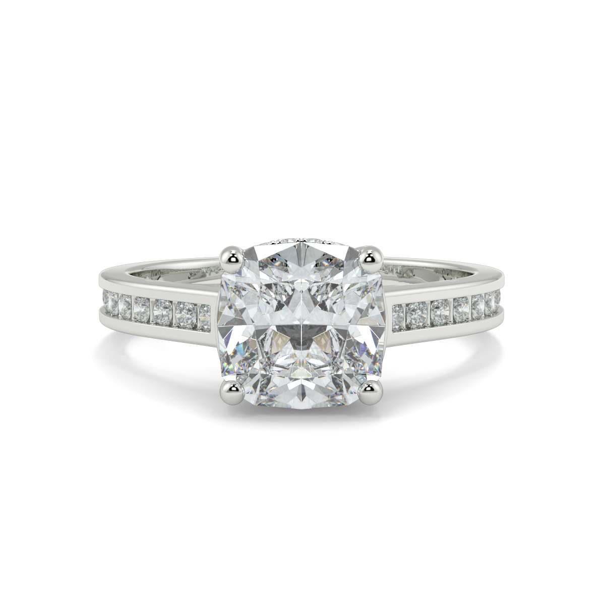 Asteria Cushion Moissanite
