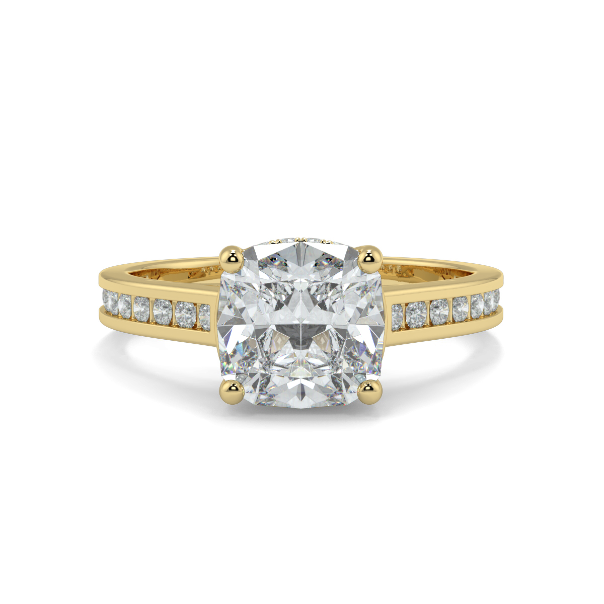 Asteria Cushion Moissanite