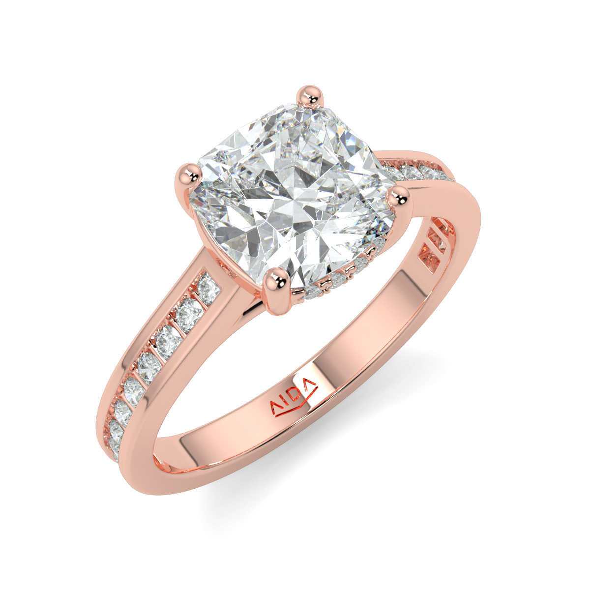 Asteria Cushion Moissanite