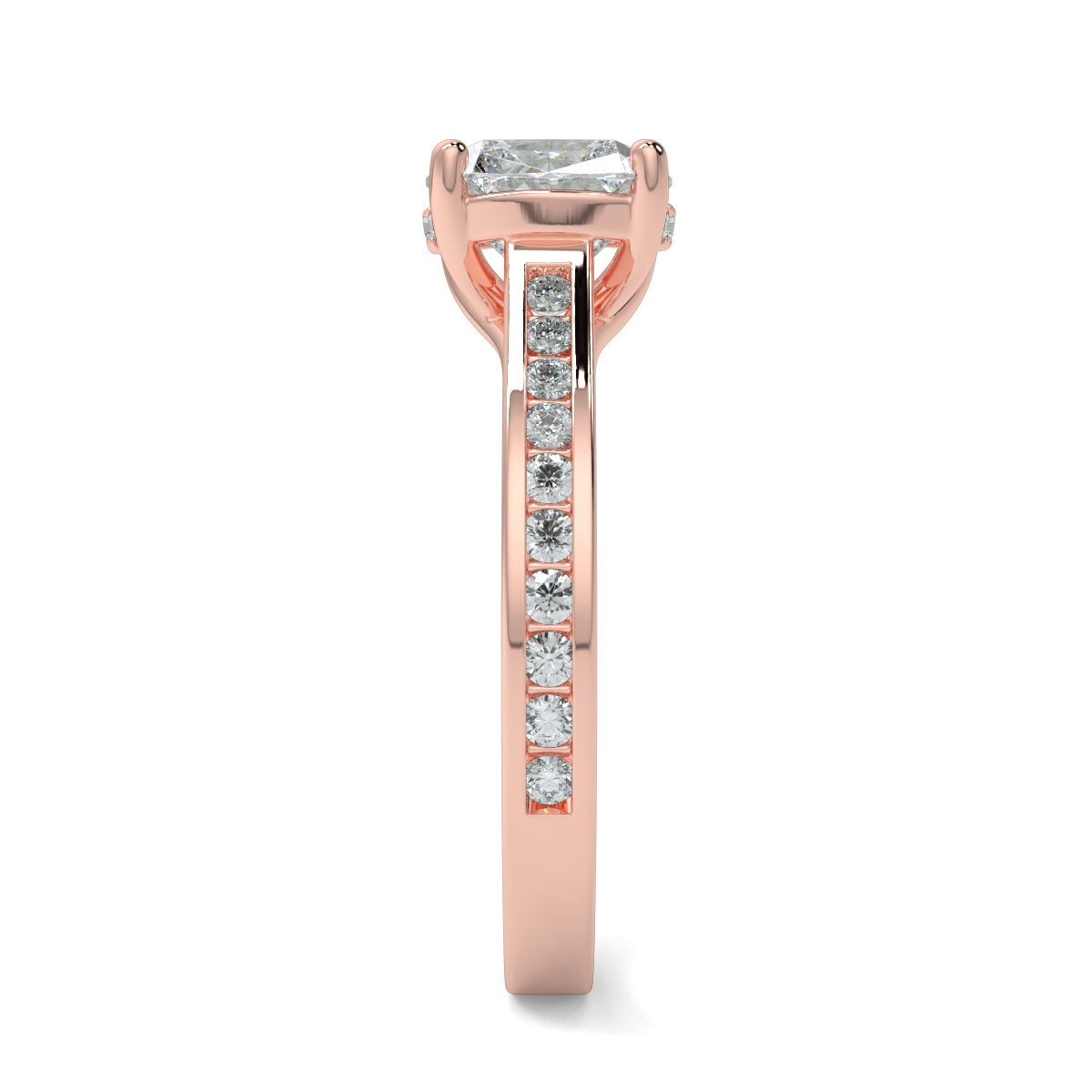 Asteria Cushion Moissanite