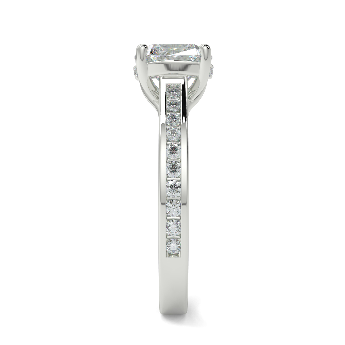 Asteria Cushion Moissanite