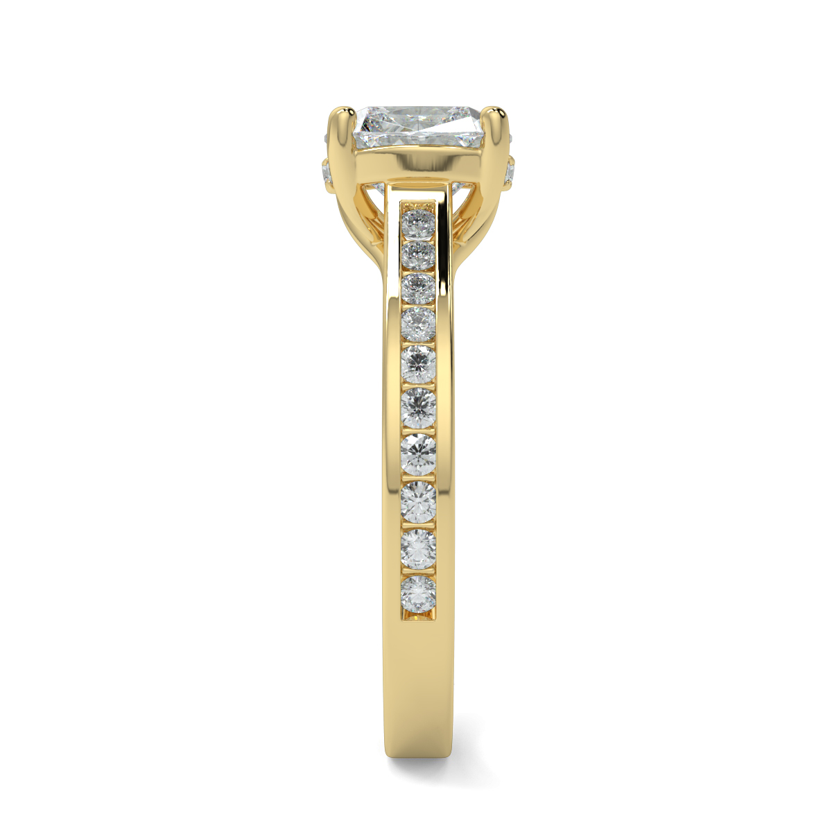 Asteria Cushion Moissanite