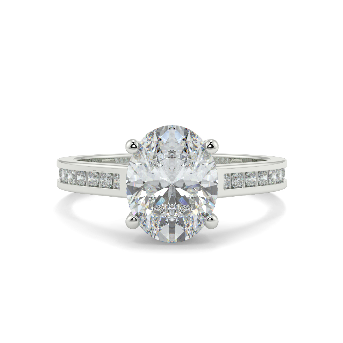 Asteria Oval Moissanite