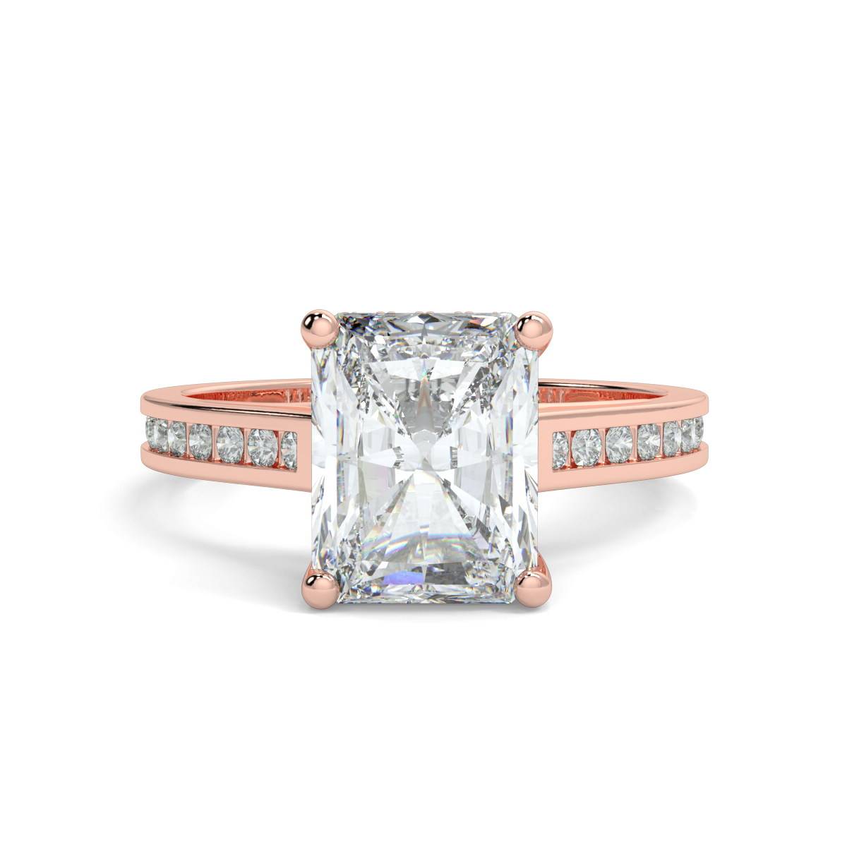 Asteria Radiant Moissanite