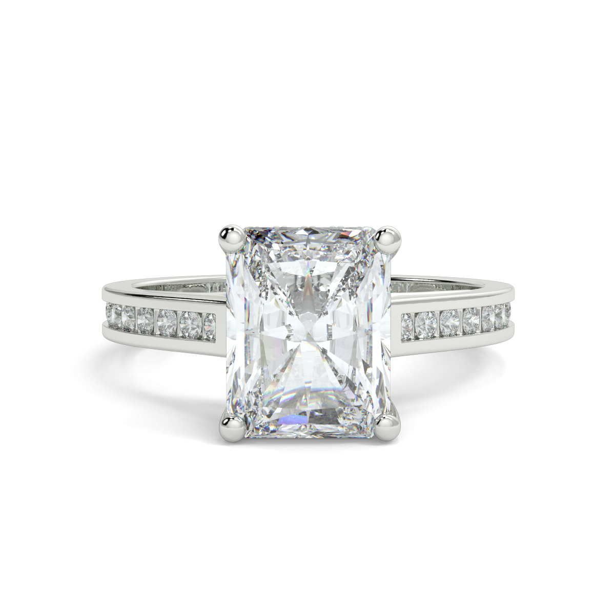 Asteria Radiant Moissanite