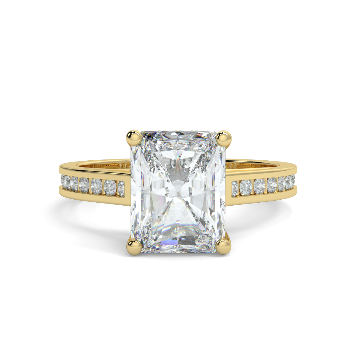 Asteria Radiant Moissanite