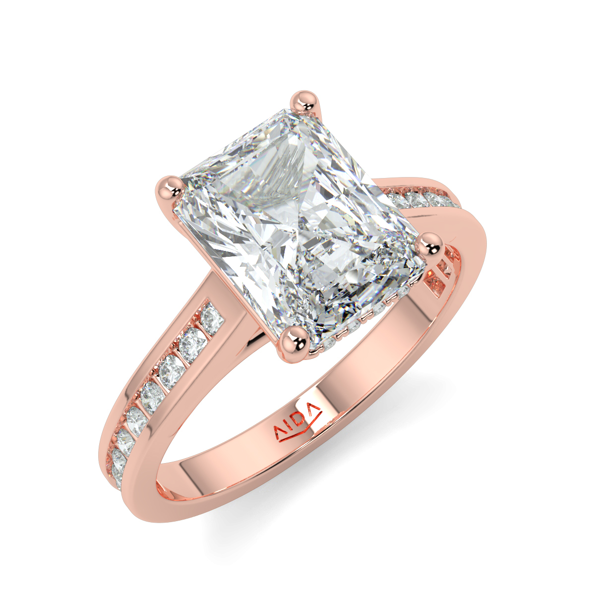 Asteria Radiant Moissanite