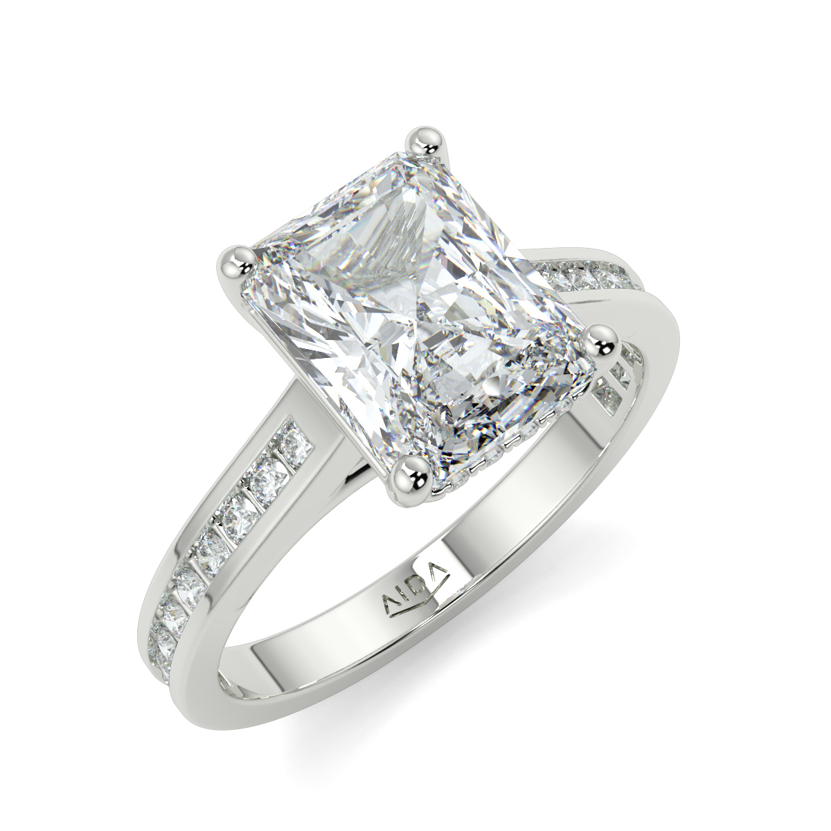 Asteria Radiant Moissanite