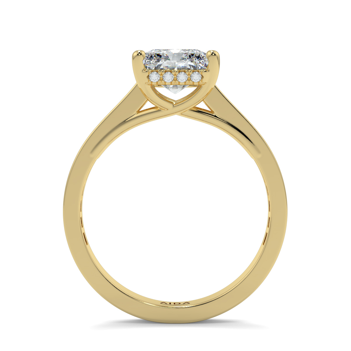Asteria Radiant Moissanite