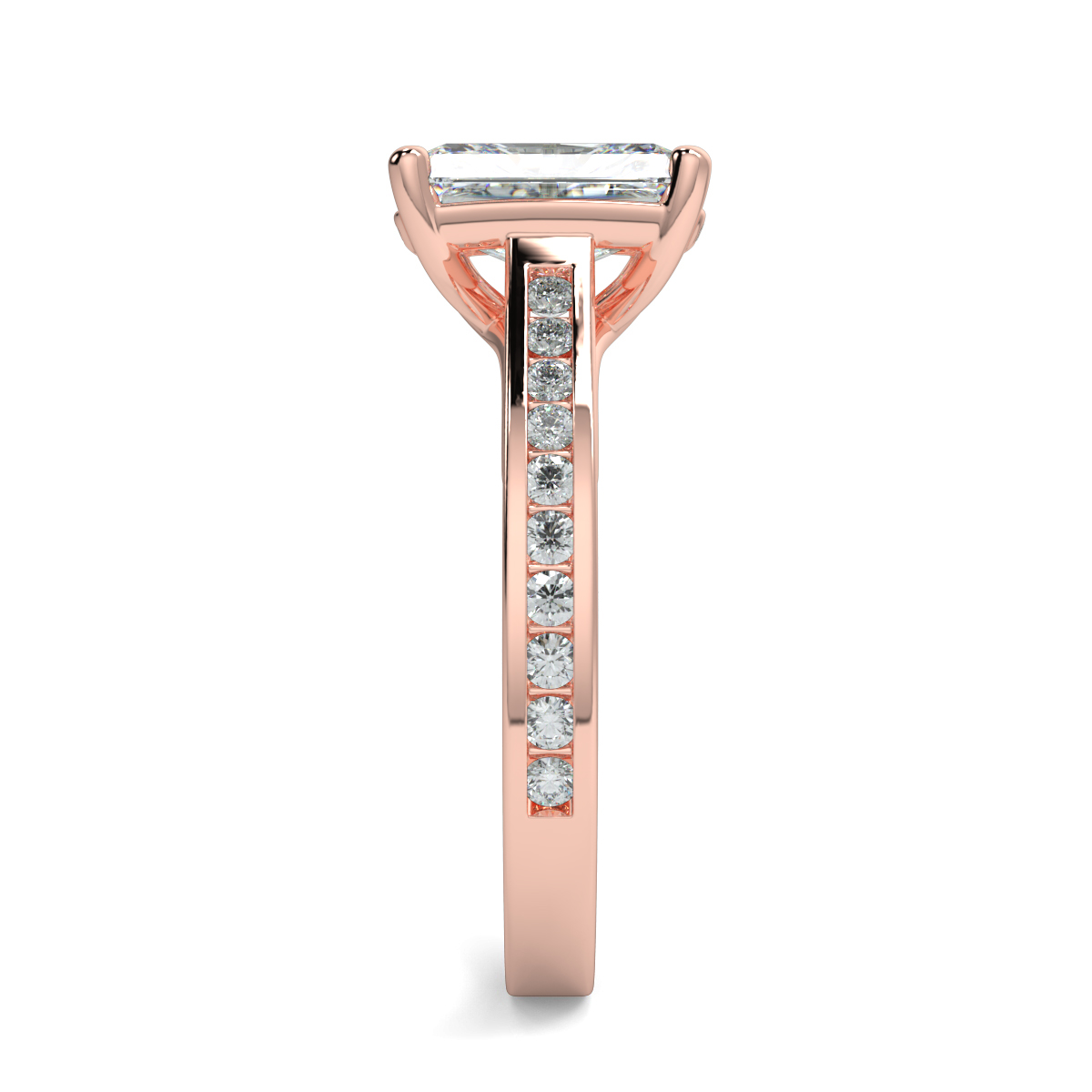 Asteria Radiant Moissanite
