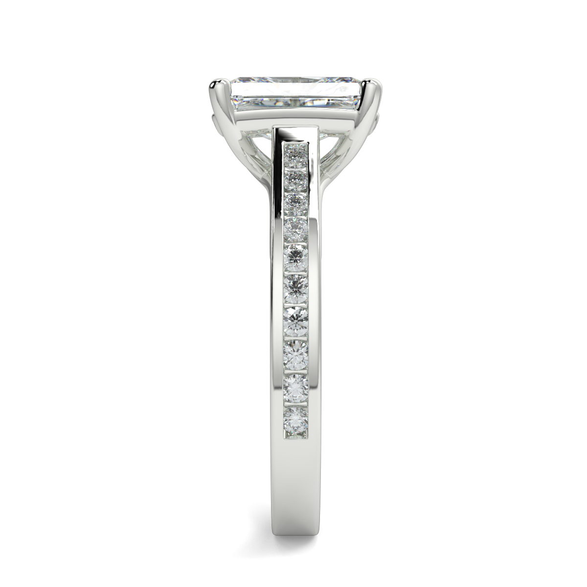 Asteria Radiant Moissanite